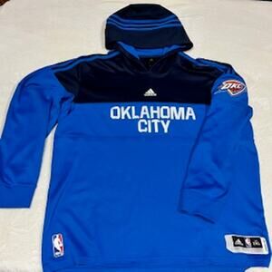 Adidas Oklahoma City Thunder NBA pullover hoodie Unisex 2XL